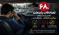 وقتی حال راننده، ایمنی جاده را تعیین می‌کند؛ نقش عوامل روانی در ۶۸ درصد تصادفات پایتخت